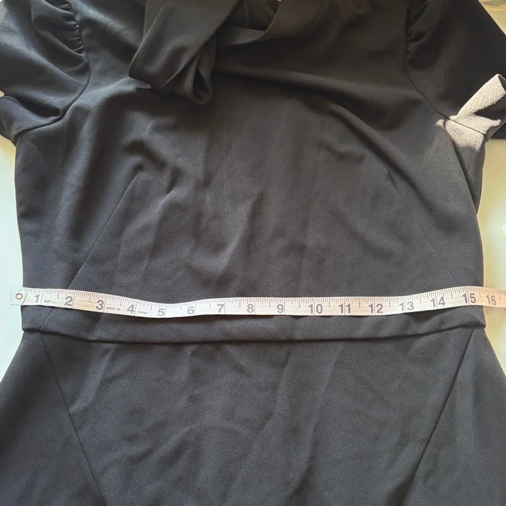 Maggy London Classic Black Midi Dress - Picture 10 of 11